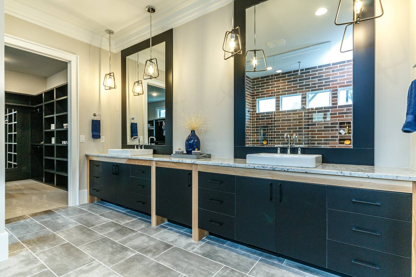 Lot 43 Bella Vista Master Bathroom photograph by Shail Construction in Raleigh NC