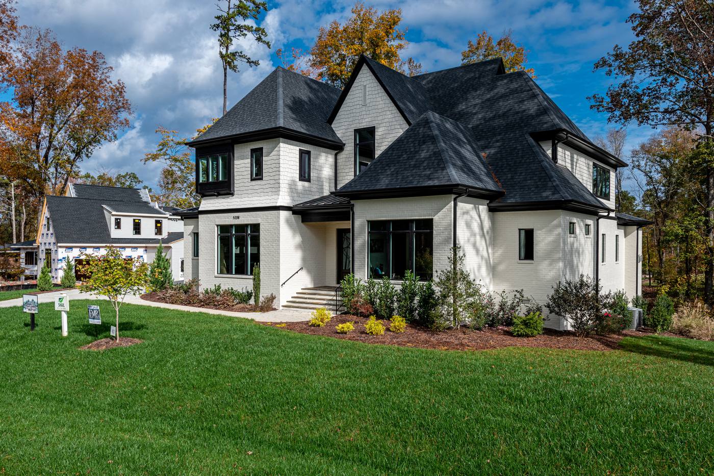 Lot 43 Bella Vista Outdoor · Front Pictures photograph by Shail Construction in Raleigh NC