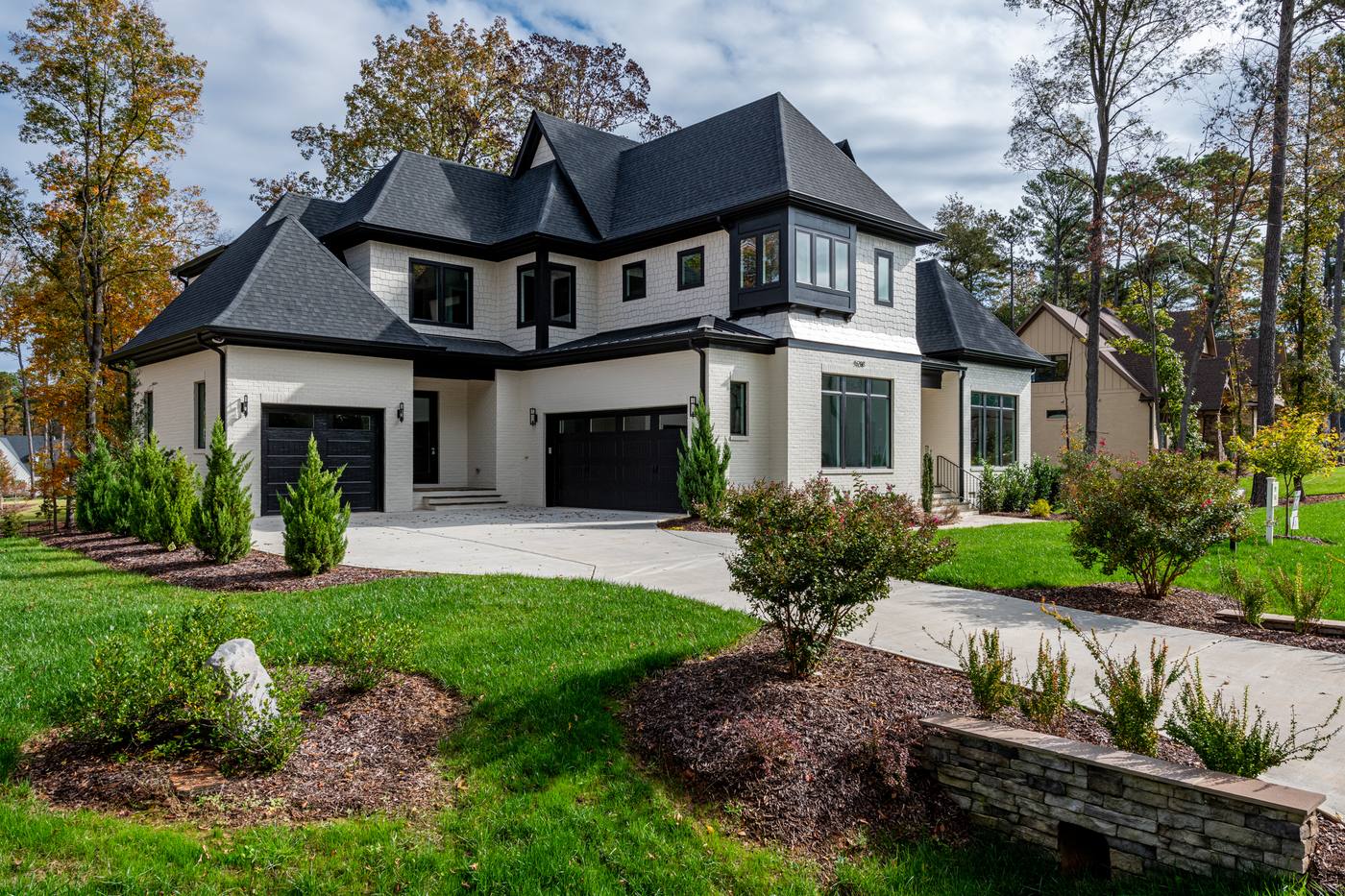 Lot 43 Bella Vista Outdoor · Front Pictures photograph by Shail Construction in Raleigh NC