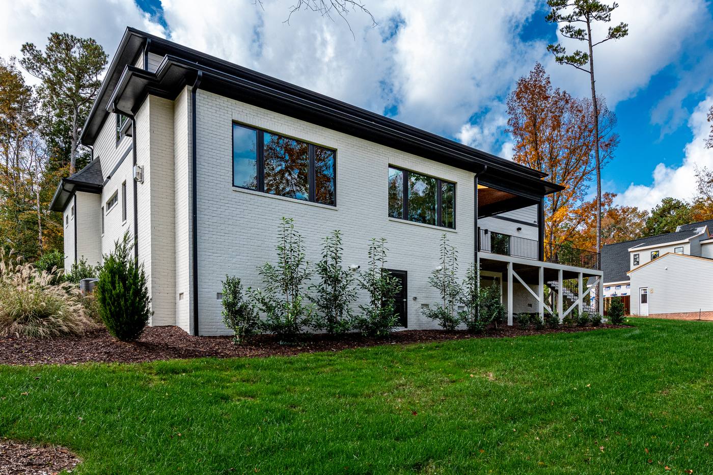 Lot 43 Bella Vista Outdoor · Backyards photograph by Shail Construction in Raleigh NC