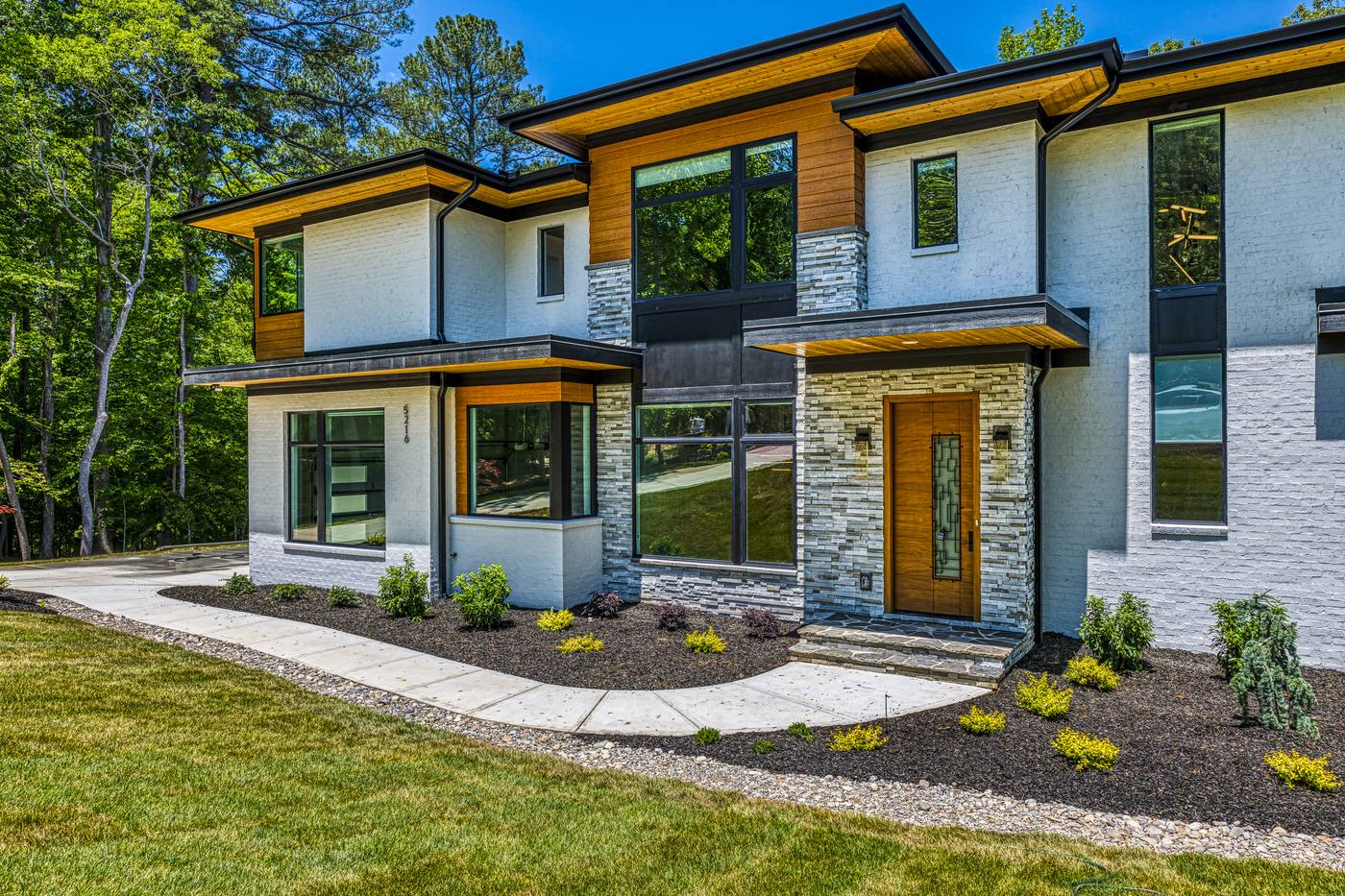 Lot 45 Bella Vista Outdoor · Front Pictures photograph by Shail Construction in Raleigh NC