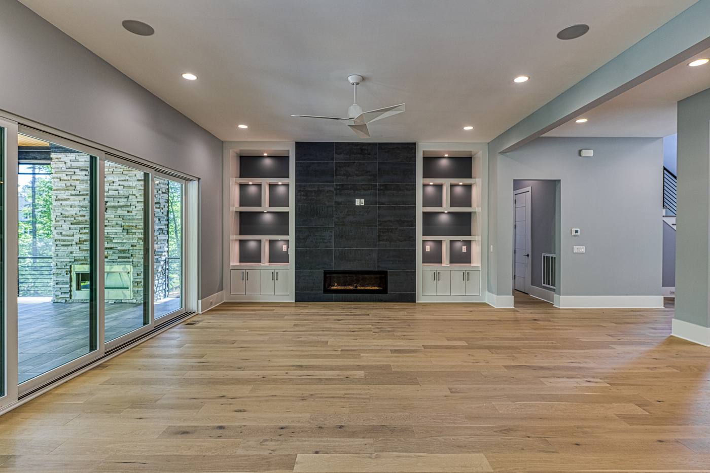 Lot 45 Bella Vista Living Room photograph by Shail Construction in Raleigh NC