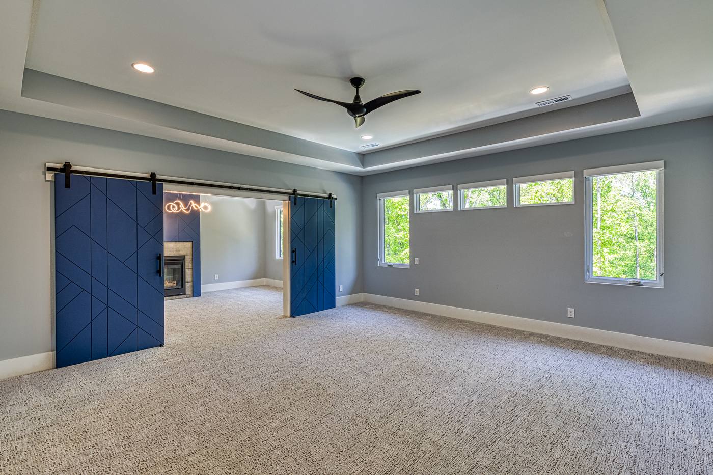 Lot 45 Bella Vista Master Bedroom photograph by Shail Construction in Raleigh NC
