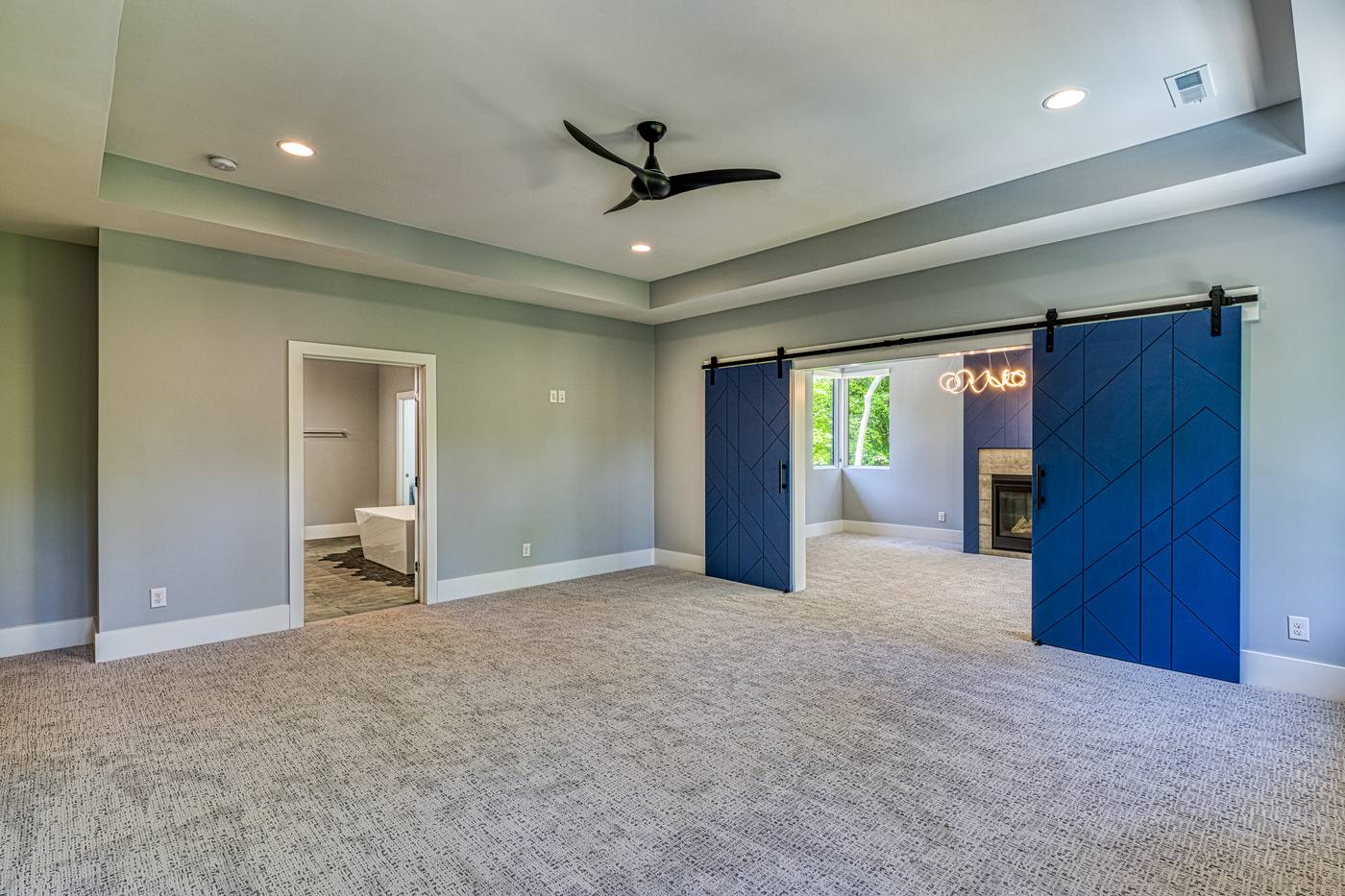 Lot 45 Bella Vista Master Bedroom photograph by Shail Construction in Raleigh NC