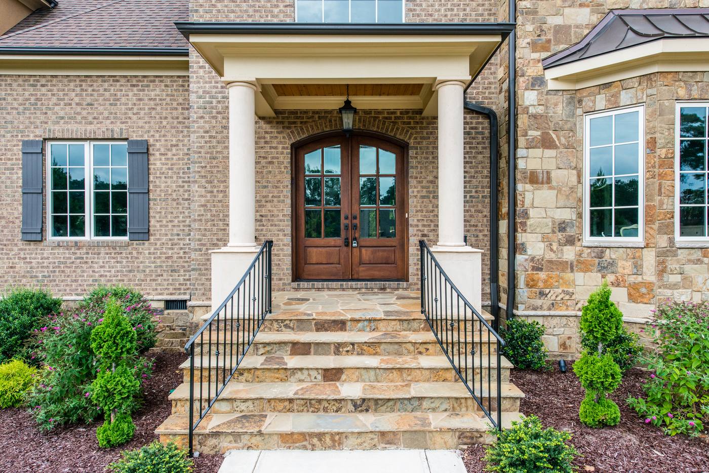 Lot 46 Linville Outdoor · Front Pictures photograph by Shail Construction in Raleigh NC