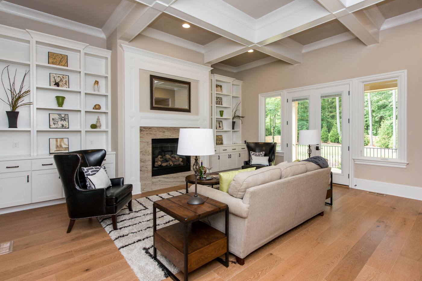 Lot 46 Linville Living Room photograph by Shail Construction in Raleigh NC