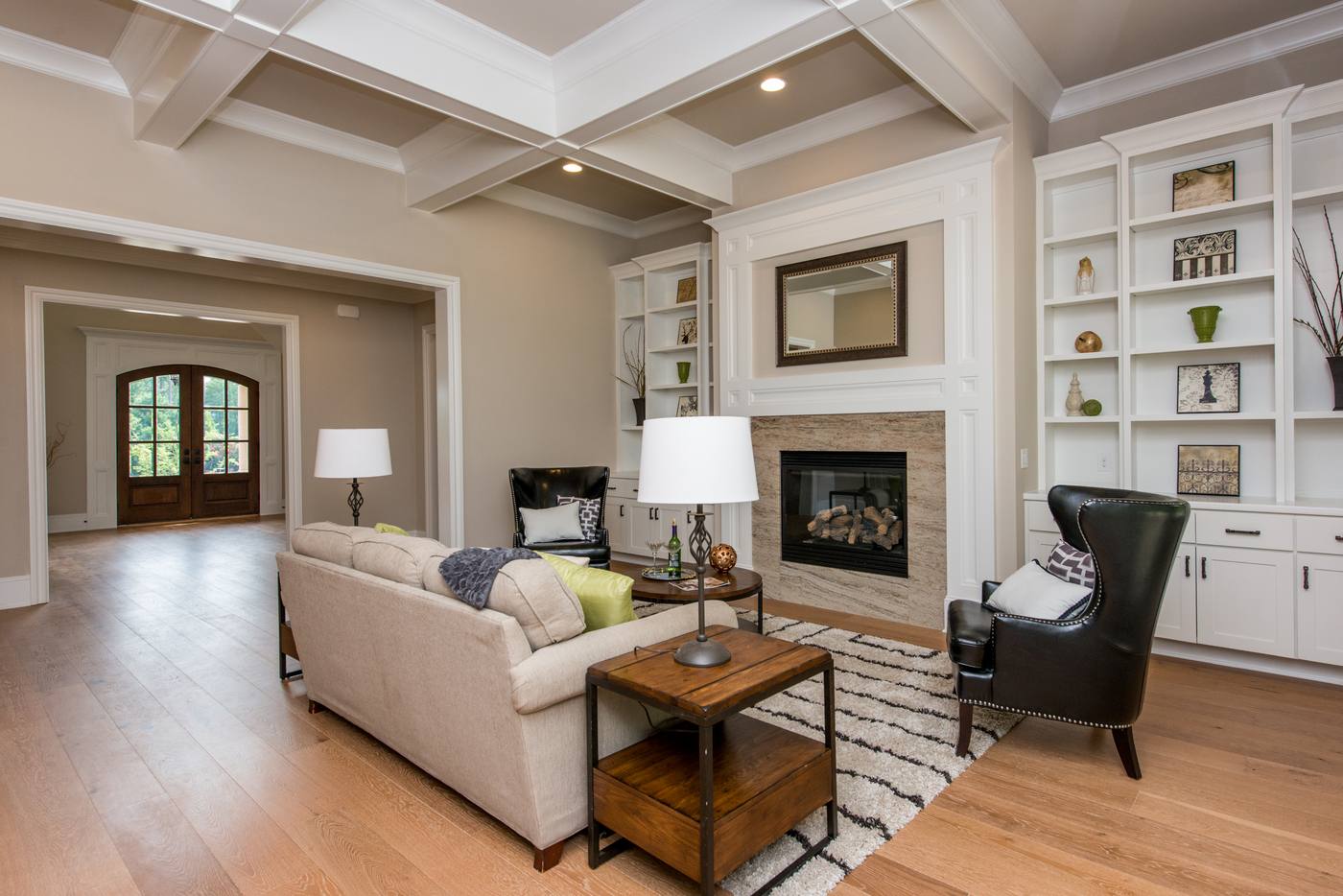Lot 46 Linville Living Room photograph by Shail Construction in Raleigh NC