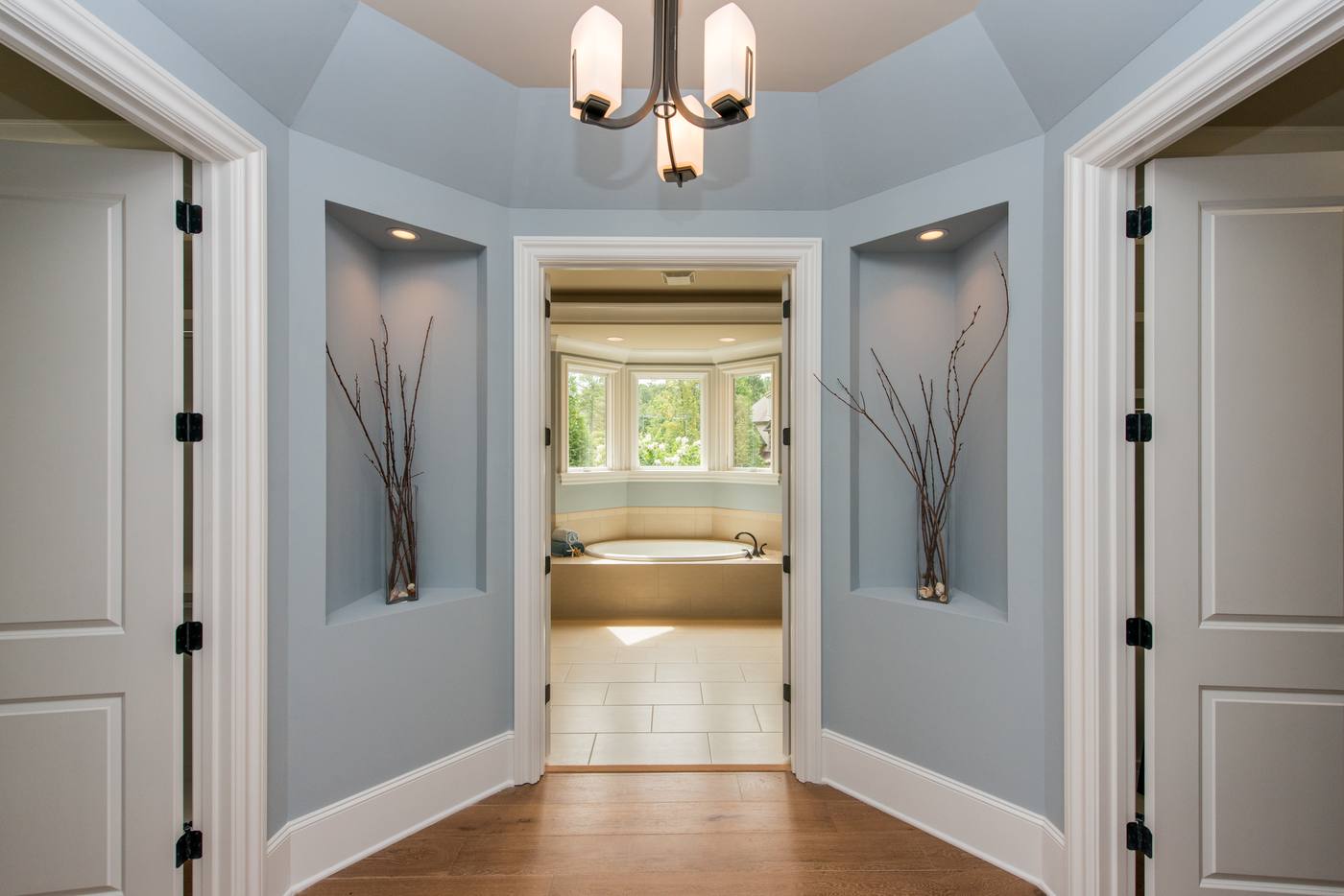 Lot 46 Linville Master Bedroom photograph by Shail Construction in Raleigh NC