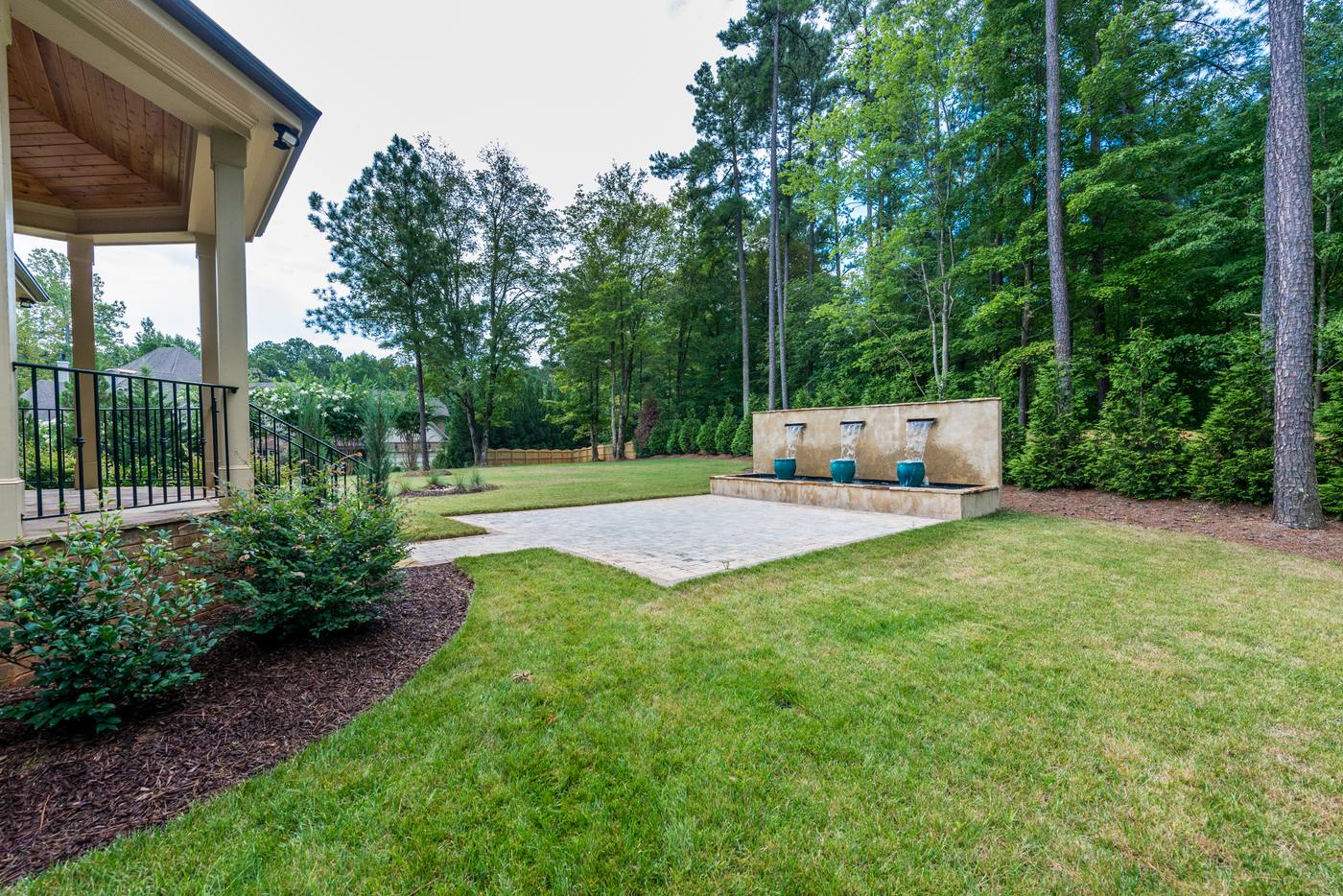 Lot 46 Linville Backyards photograph by Shail Construction in Raleigh NC