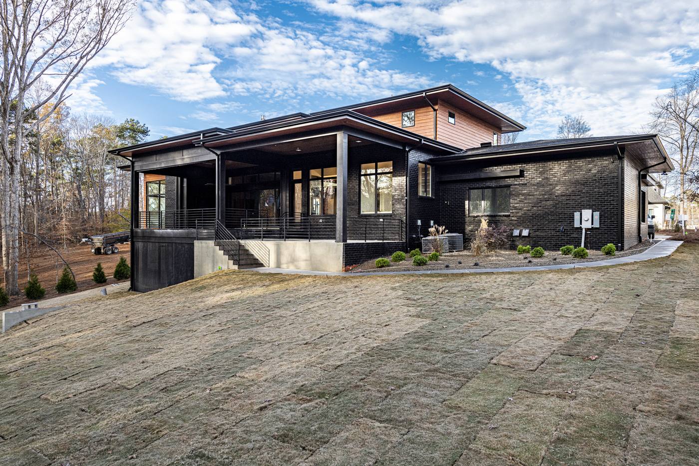 Lot 49 Bella Vista Outdoor · Backyards photograph by Shail Construction in Raleigh NC