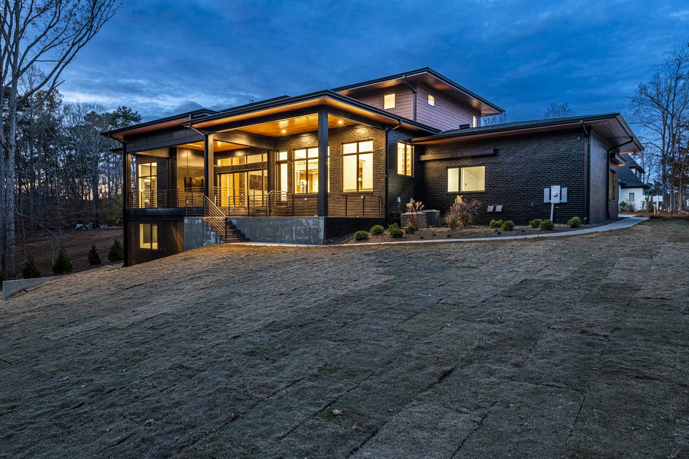 Lot 49 Bella Vista Backyards photograph by Shail Construction in Raleigh NC