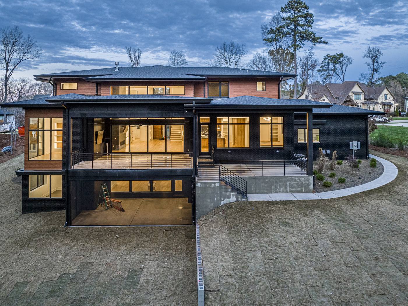 Lot 49 Bella Vista Outdoor · Backyards photograph by Shail Construction in Raleigh NC
