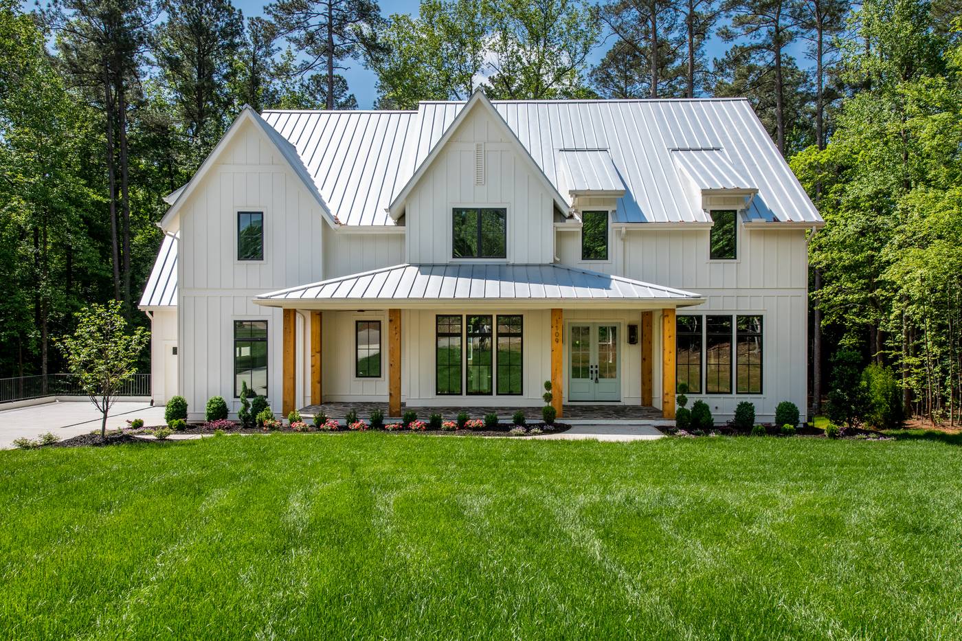 Lot 5 Bella Vista Outdoor · Front Pictures photograph by Shail Construction in Raleigh NC