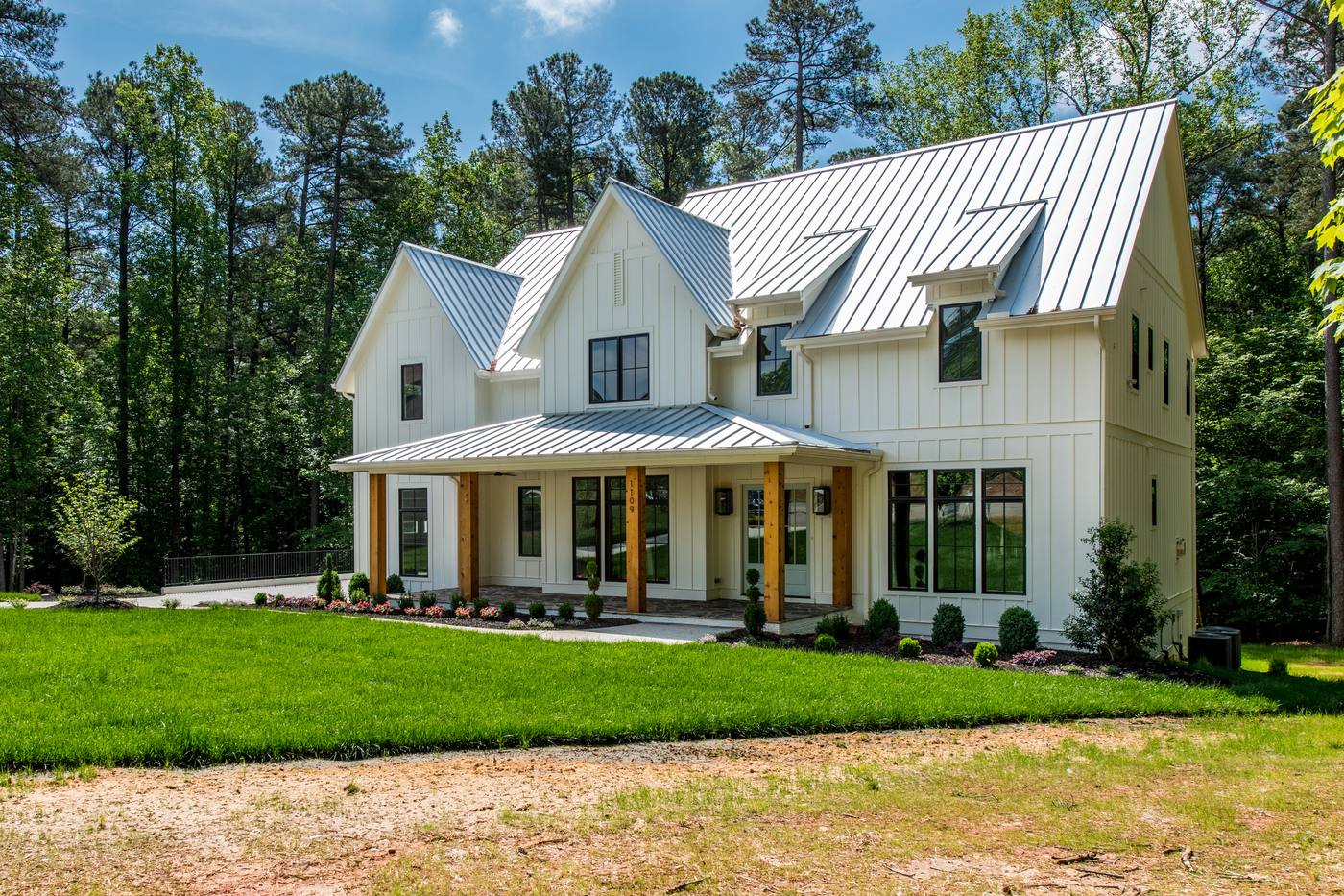 Lot 5 Bella Vista Outdoor · Front Pictures photograph by Shail Construction in Raleigh NC