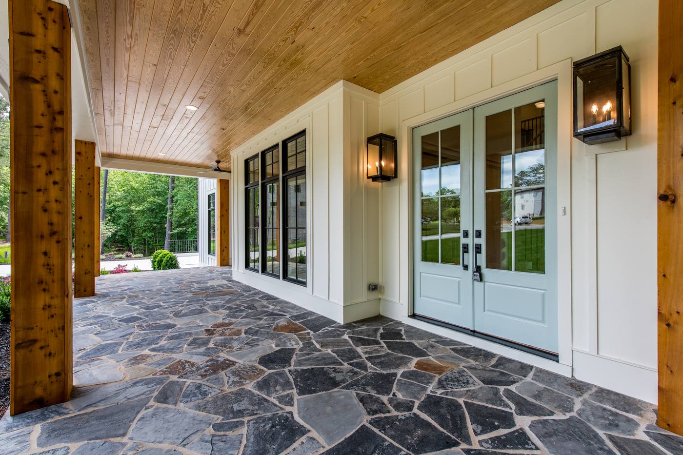 Lot 5 Bella Vista Outdoor · Front Pictures photograph by Shail Construction in Raleigh NC
