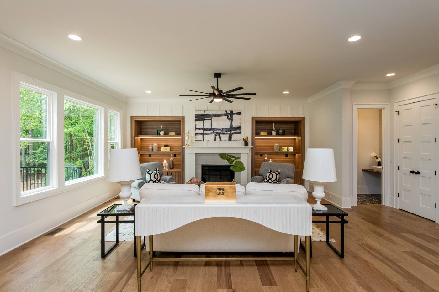Lot 5 Bella Vista Living Room photograph by Shail Construction in Raleigh NC
