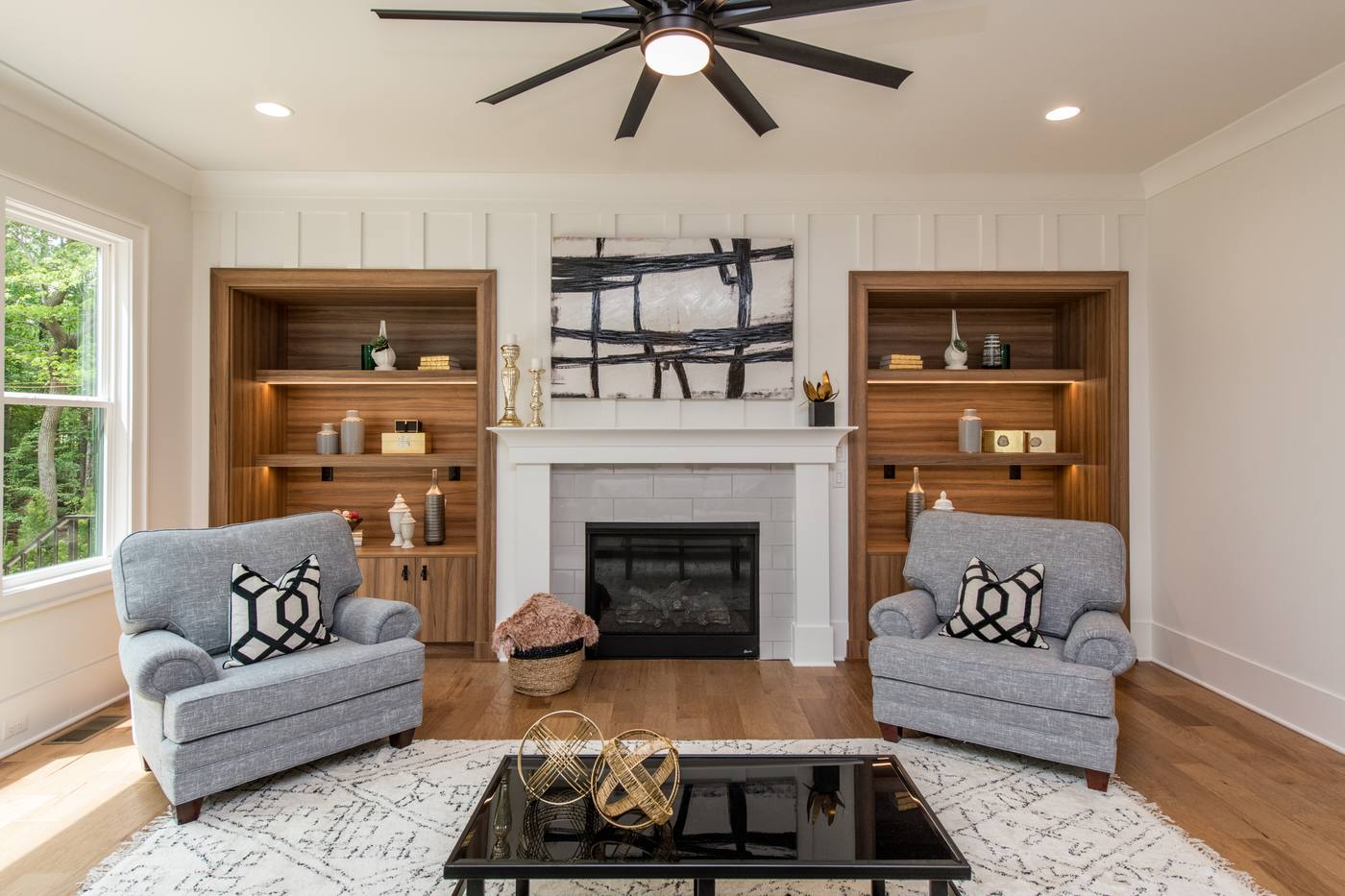 Lot 5 Bella Vista Living Room photograph by Shail Construction in Raleigh NC
