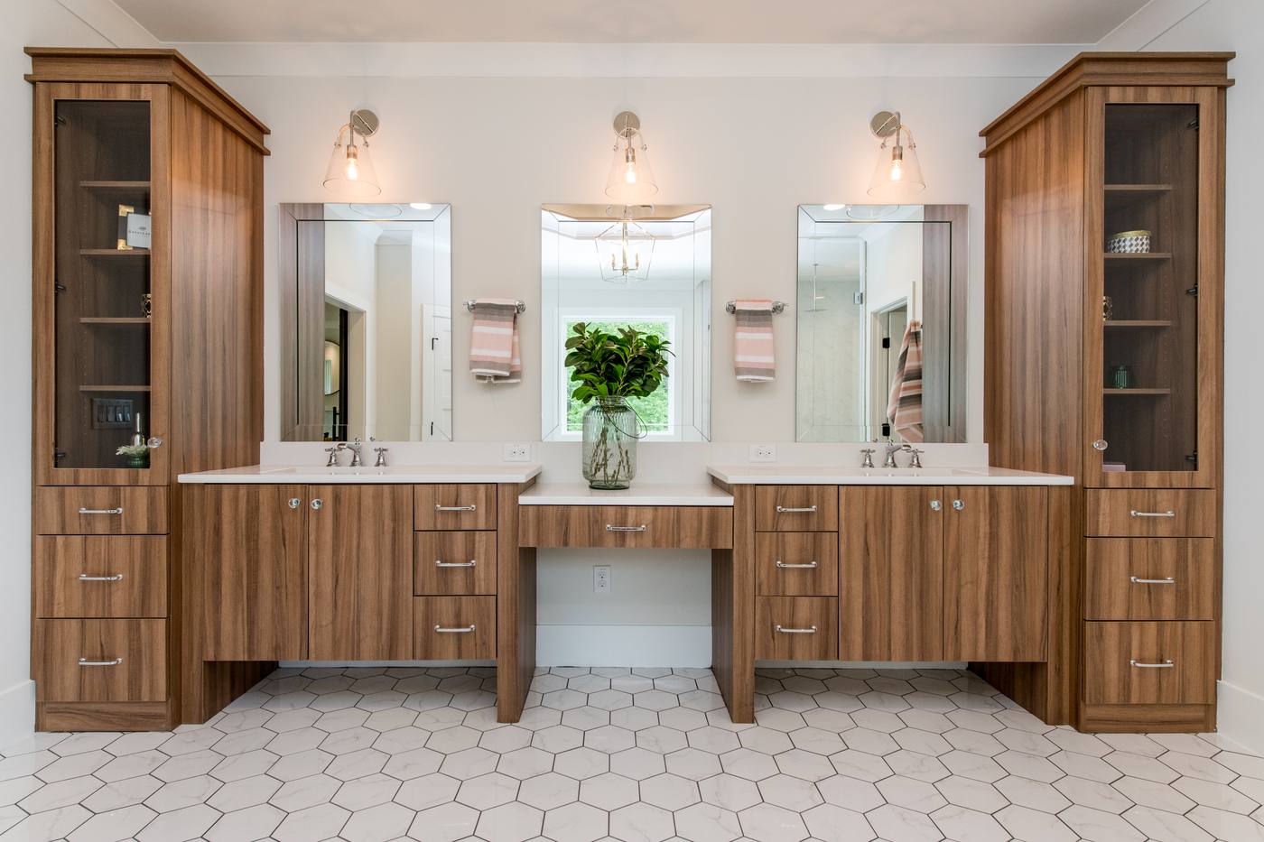 Lot 5 Bella Vista Master Bathroom photograph by Shail Construction in Raleigh NC