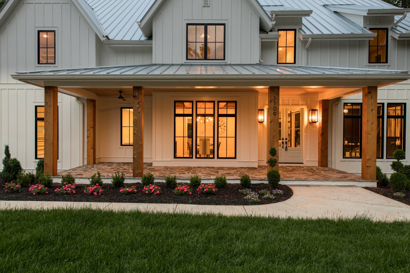 Lot 5 Bella Vista Outdoor · Front Pictures photograph by Shail Construction in Raleigh NC