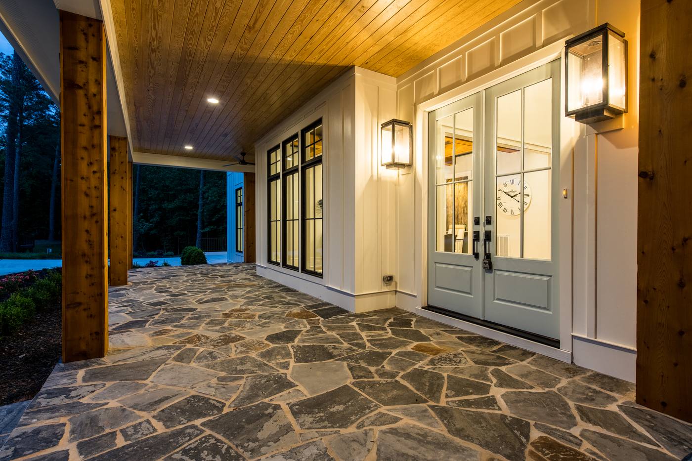 Lot 5 Bella Vista Outdoor · Front Pictures photograph by Shail Construction in Raleigh NC