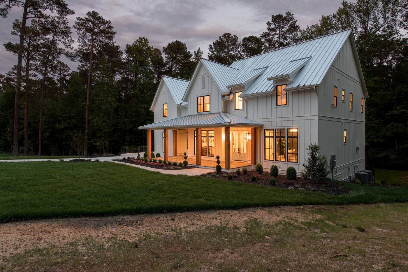 Lot 5 Bella Vista Outdoor · Front Pictures photograph by Shail Construction in Raleigh NC