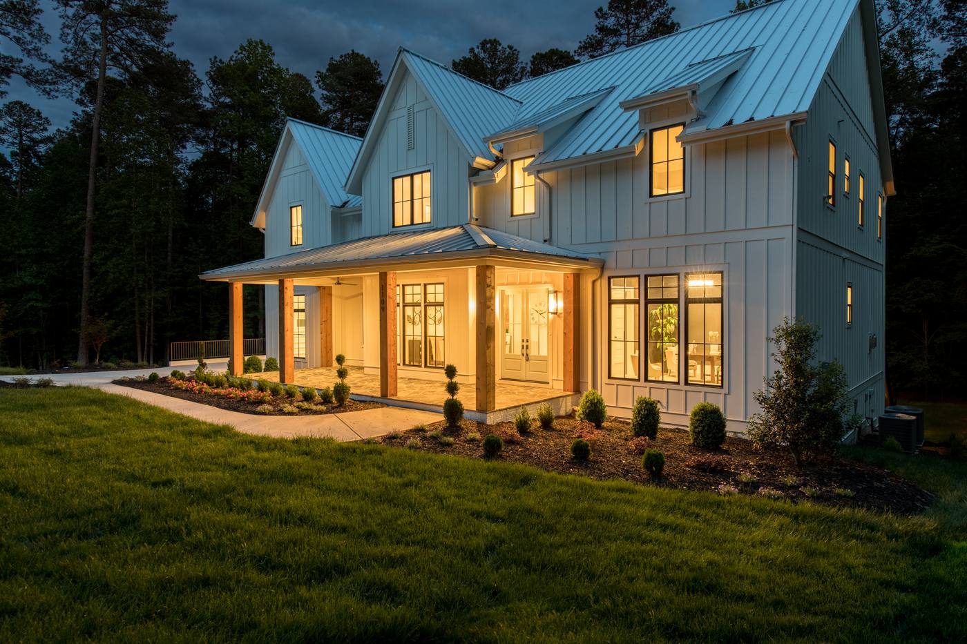 Lot 5 Bella Vista Outdoor · Front Pictures photograph by Shail Construction in Raleigh NC