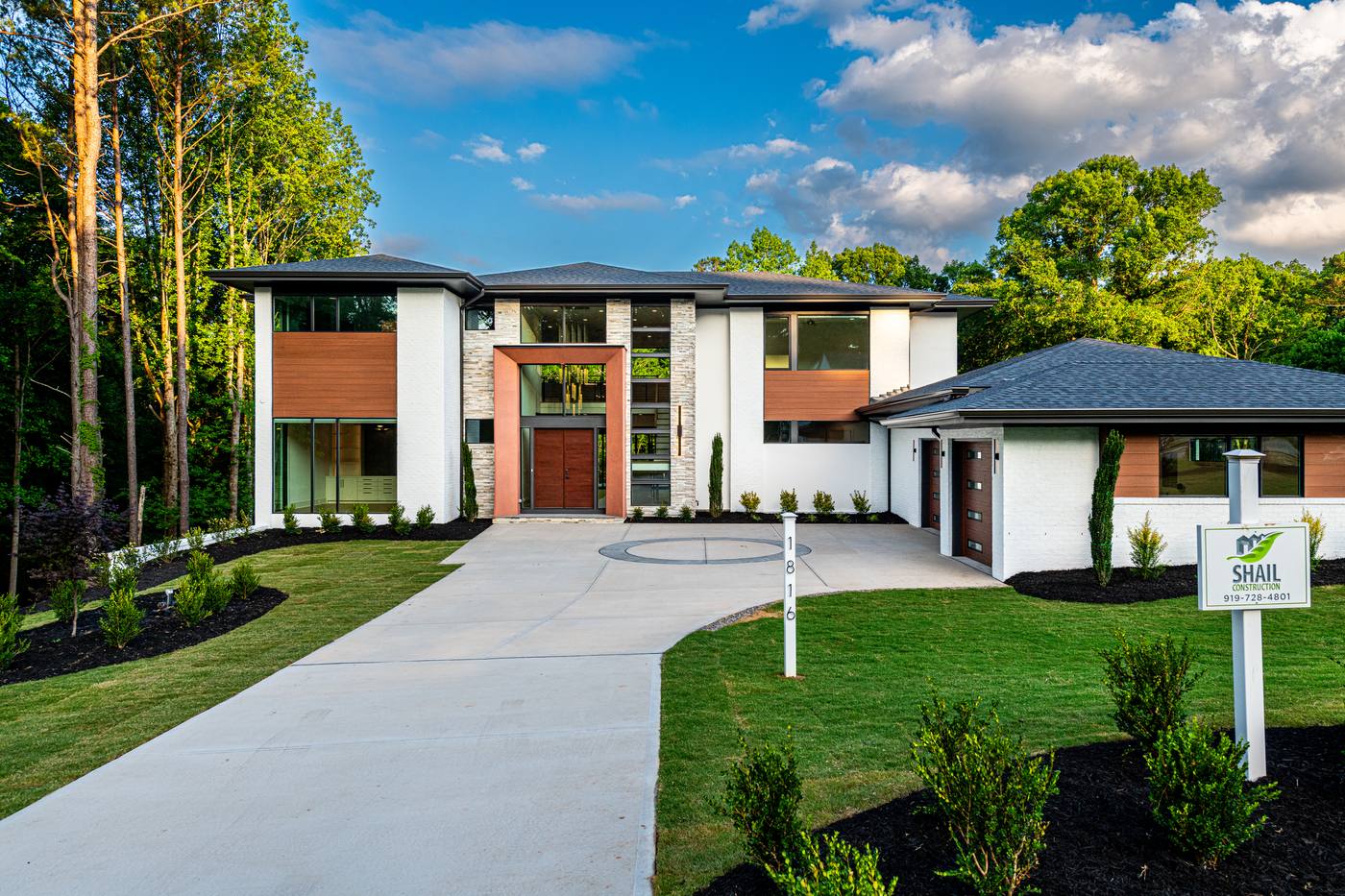 Lot 50 GHE residential project by Shail Construction in Raleigh NC