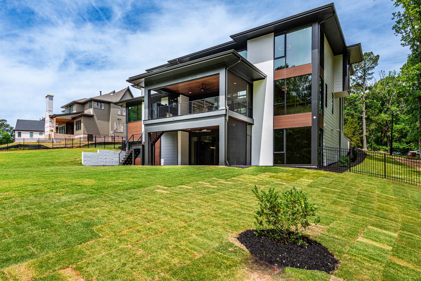 Lot 50 GHE Outdoor · Backyards photograph by Shail Construction in Raleigh NC