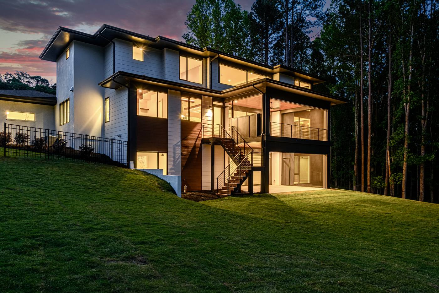 Lot 50 GHE Outdoor · Backyards photograph by Shail Construction in Raleigh NC