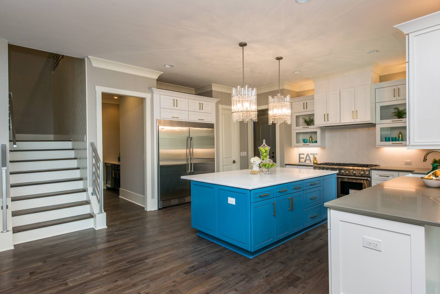 Lot 6 Bella Vista Kitchen · Outdoor photograph by Shail Construction in Raleigh NC