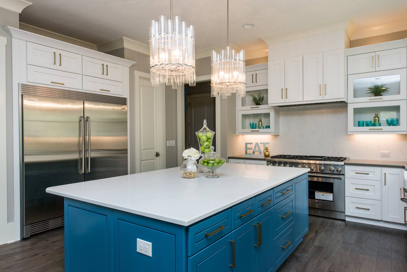 Lot 6 Bella Vista Kitchen · Outdoor photograph by Shail Construction in Raleigh NC