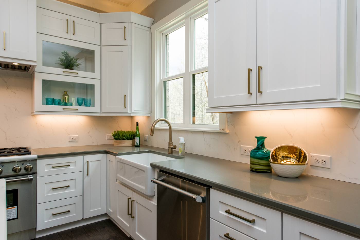 Lot 6 Bella Vista Kitchen · Outdoor photograph by Shail Construction in Raleigh NC