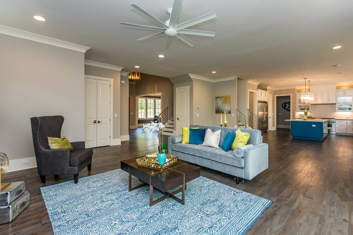 Lot 6 Bella Vista Living Room · Outdoor photograph by Shail Construction in Raleigh NC