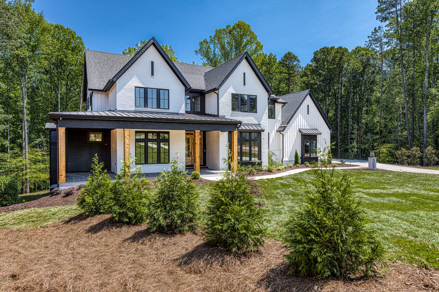 Lot 7 Bella Terra Outdoor · Front Pictures photograph by Shail Construction in Raleigh NC