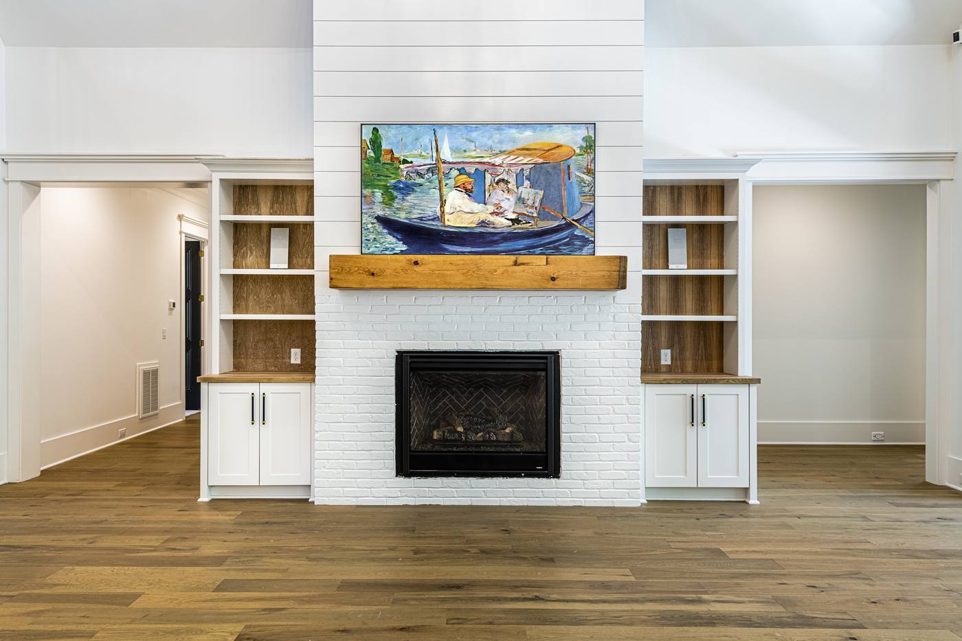 Lot 7 Bella Terra Living Room photograph by Shail Construction in Raleigh NC