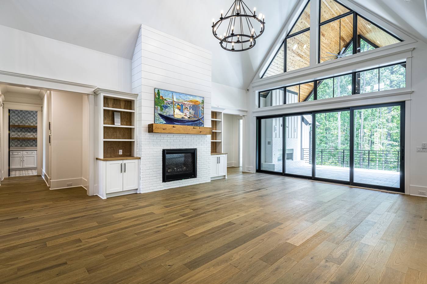 Lot 7 Bella Terra Living Room photograph by Shail Construction in Raleigh NC