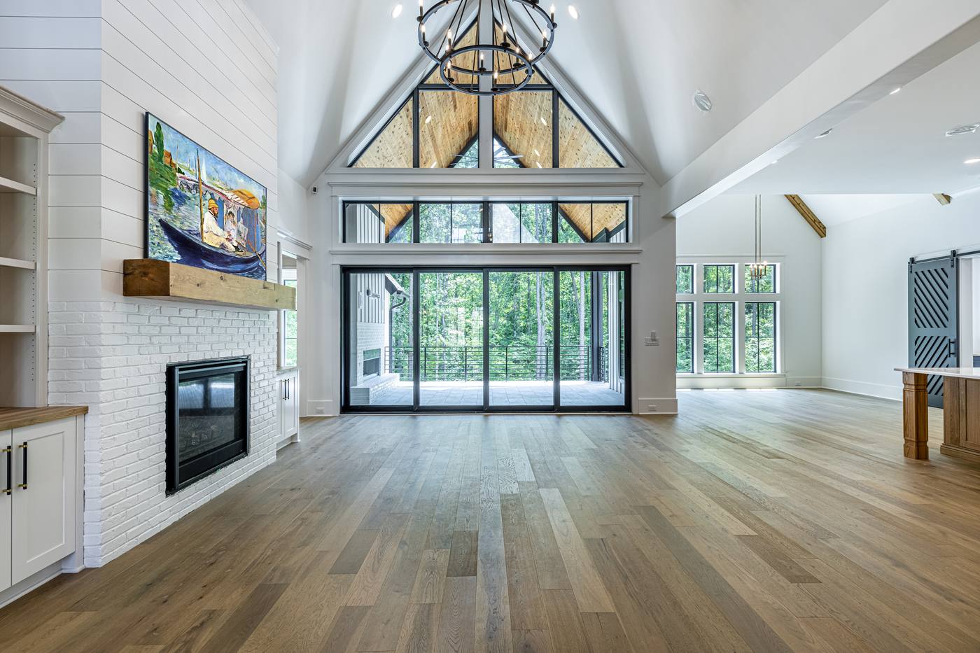 Lot 7 Bella Terra Living Room photograph by Shail Construction in Raleigh NC