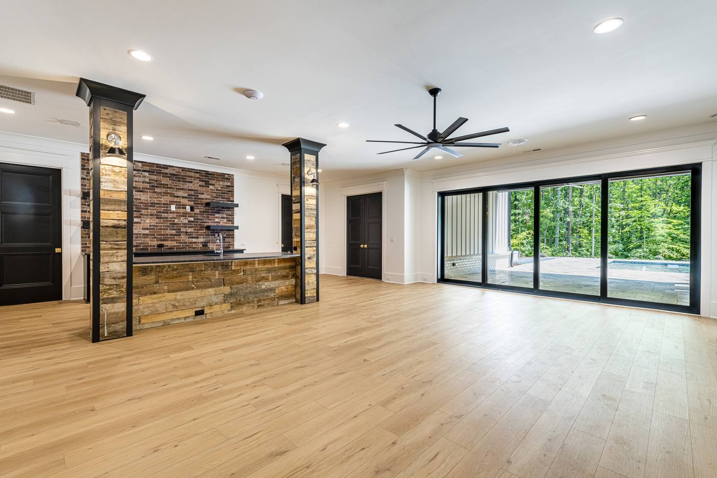 Lot 7 Bella Terra Basements photograph by Shail Construction in Raleigh NC