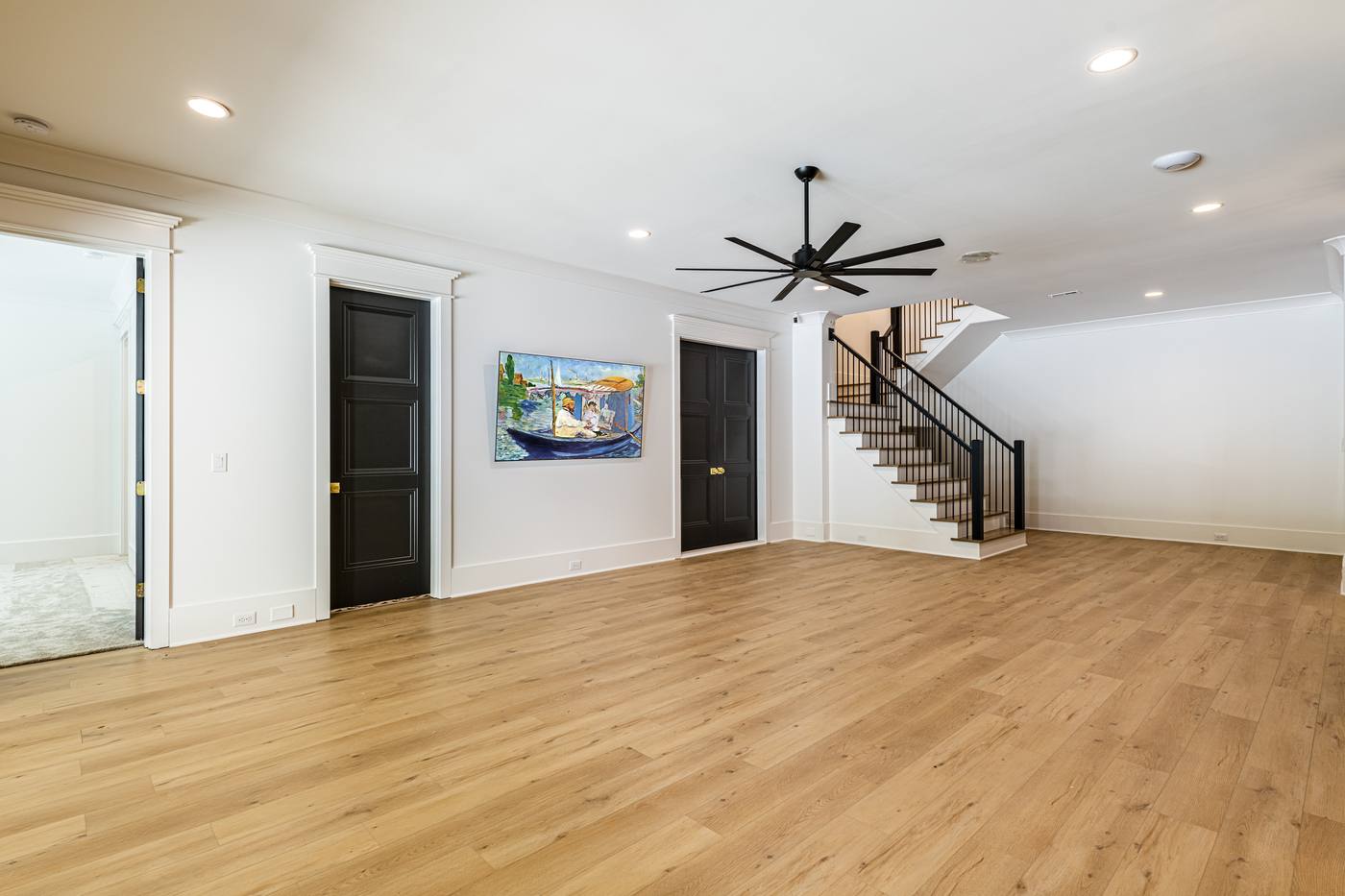 Lot 7 Bella Terra Basements photograph by Shail Construction in Raleigh NC
