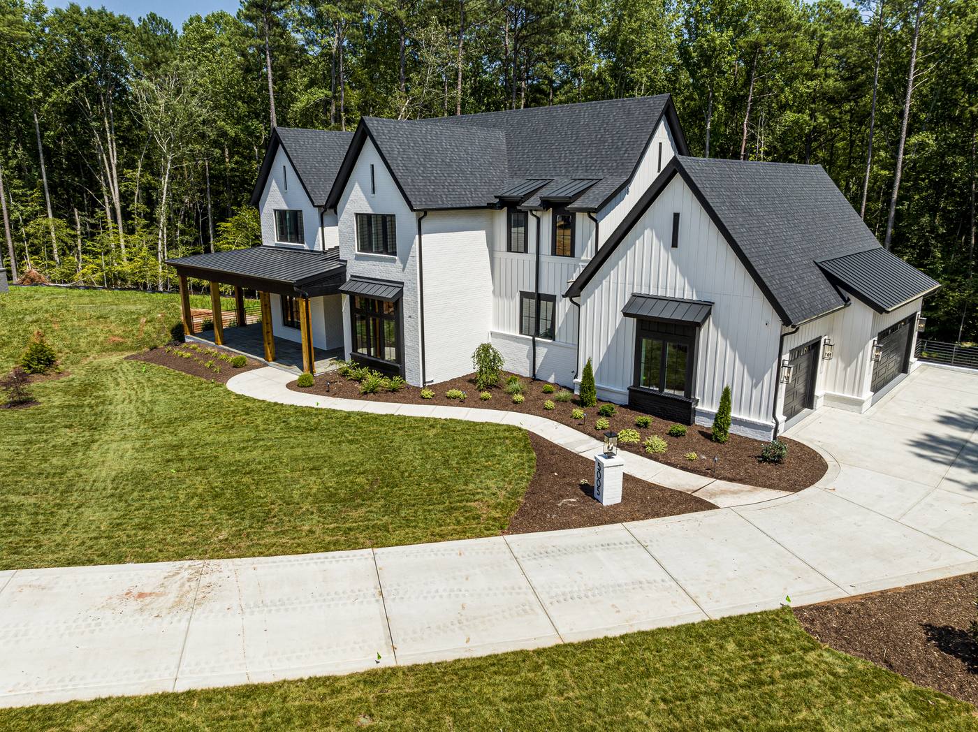 Lot 7 Bella Terra Outdoor · Front Pictures photograph by Shail Construction in Raleigh NC