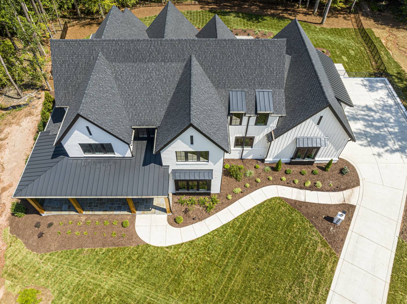 Lot 7 Bella Terra Outdoor · Front Pictures photograph by Shail Construction in Raleigh NC