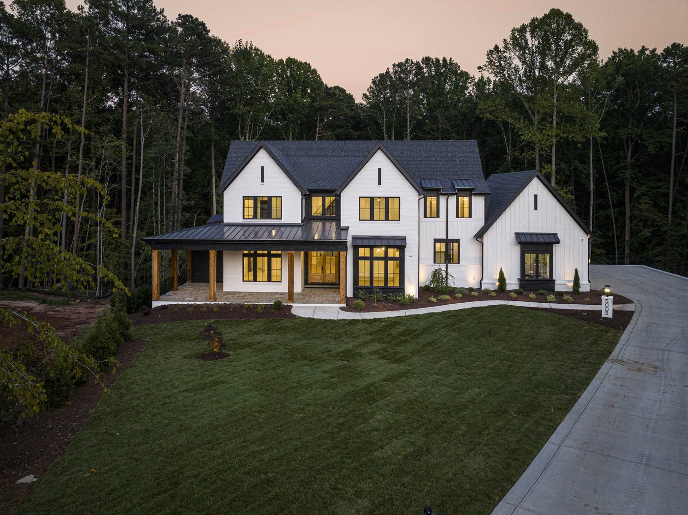Lot 7 Bella Terra Outdoor · Front Pictures photograph by Shail Construction in Raleigh NC
