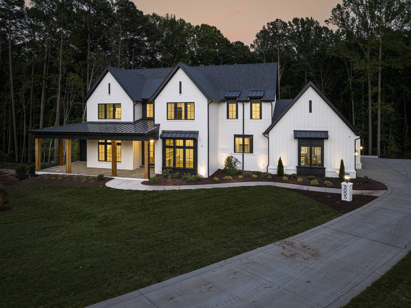 Lot 7 Bella Terra Outdoor · Front Pictures photograph by Shail Construction in Raleigh NC