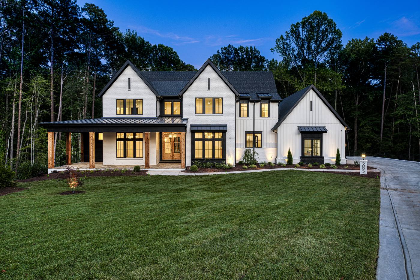 Lot 7 Bella Terra Outdoor · Front Pictures photograph by Shail Construction in Raleigh NC