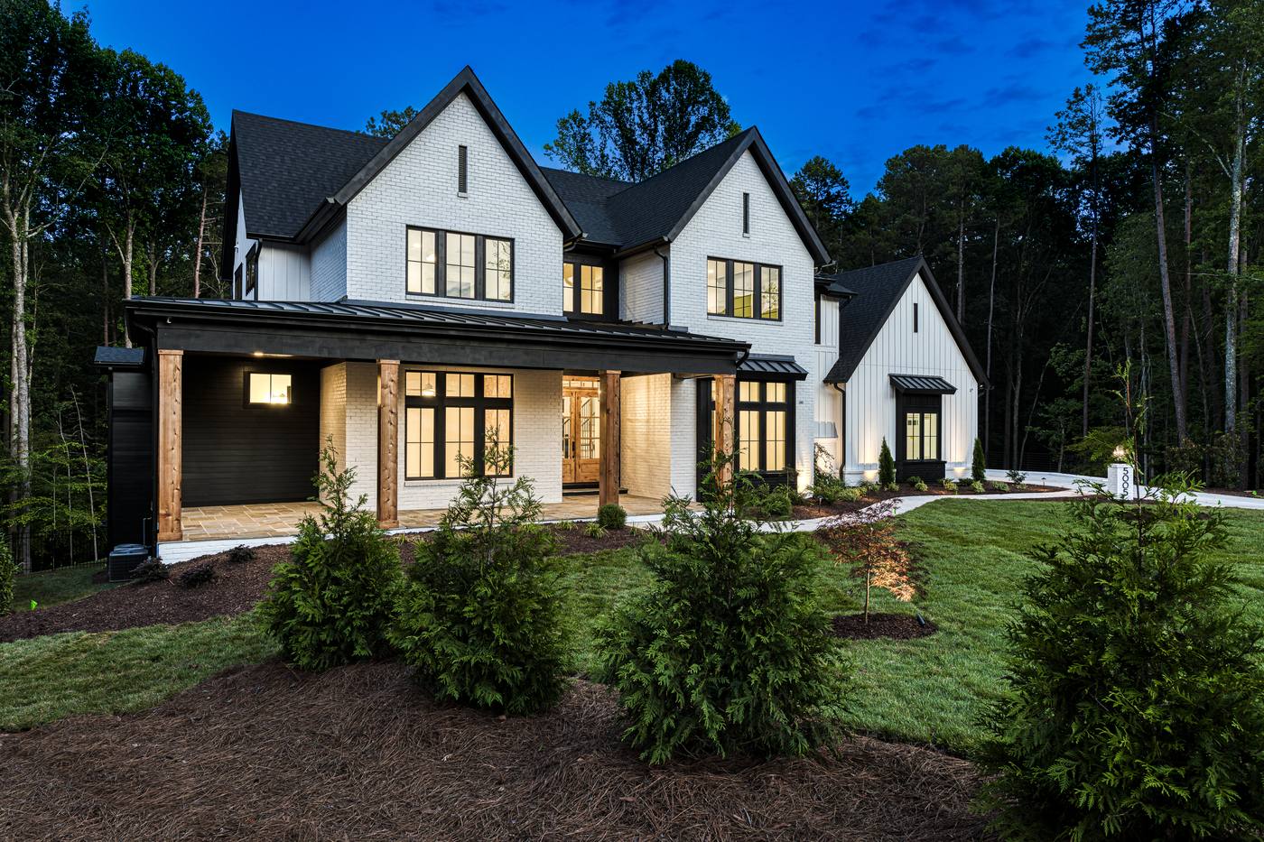 Lot 7 Bella Terra Outdoor · Front Pictures photograph by Shail Construction in Raleigh NC