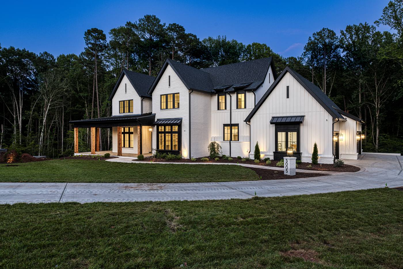 Lot 7 Bella Terra Outdoor · Front Pictures photograph by Shail Construction in Raleigh NC
