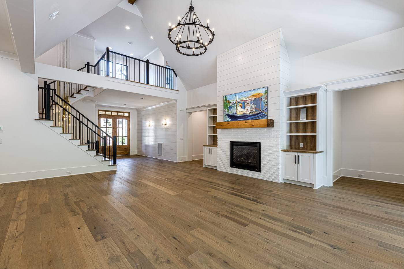 Lot 7 Bella Terra Living Room photograph by Shail Construction in Raleigh NC