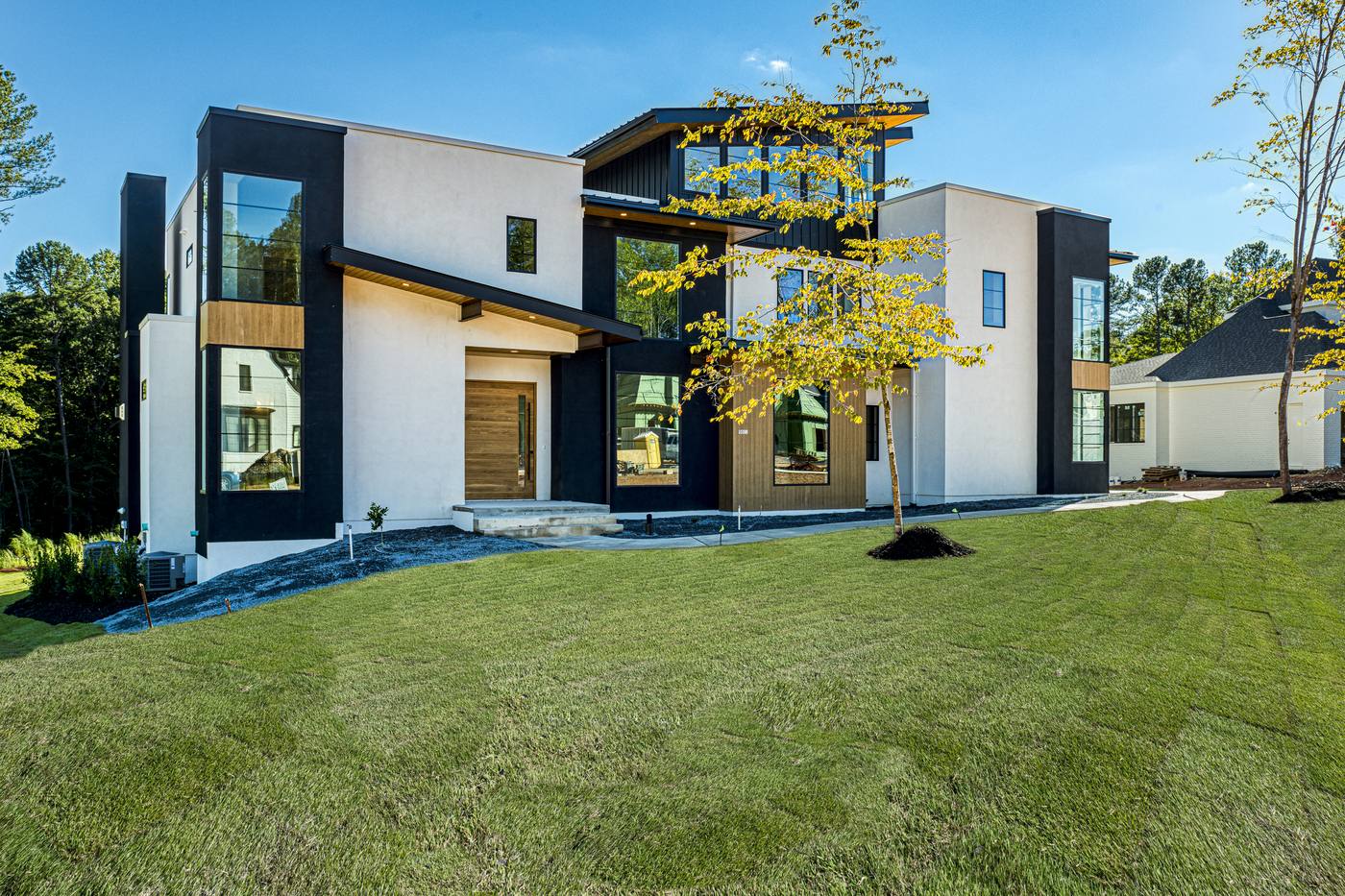Lot 9 Bella Terra Outdoor · Front Pictures photograph by Shail Construction in Raleigh NC