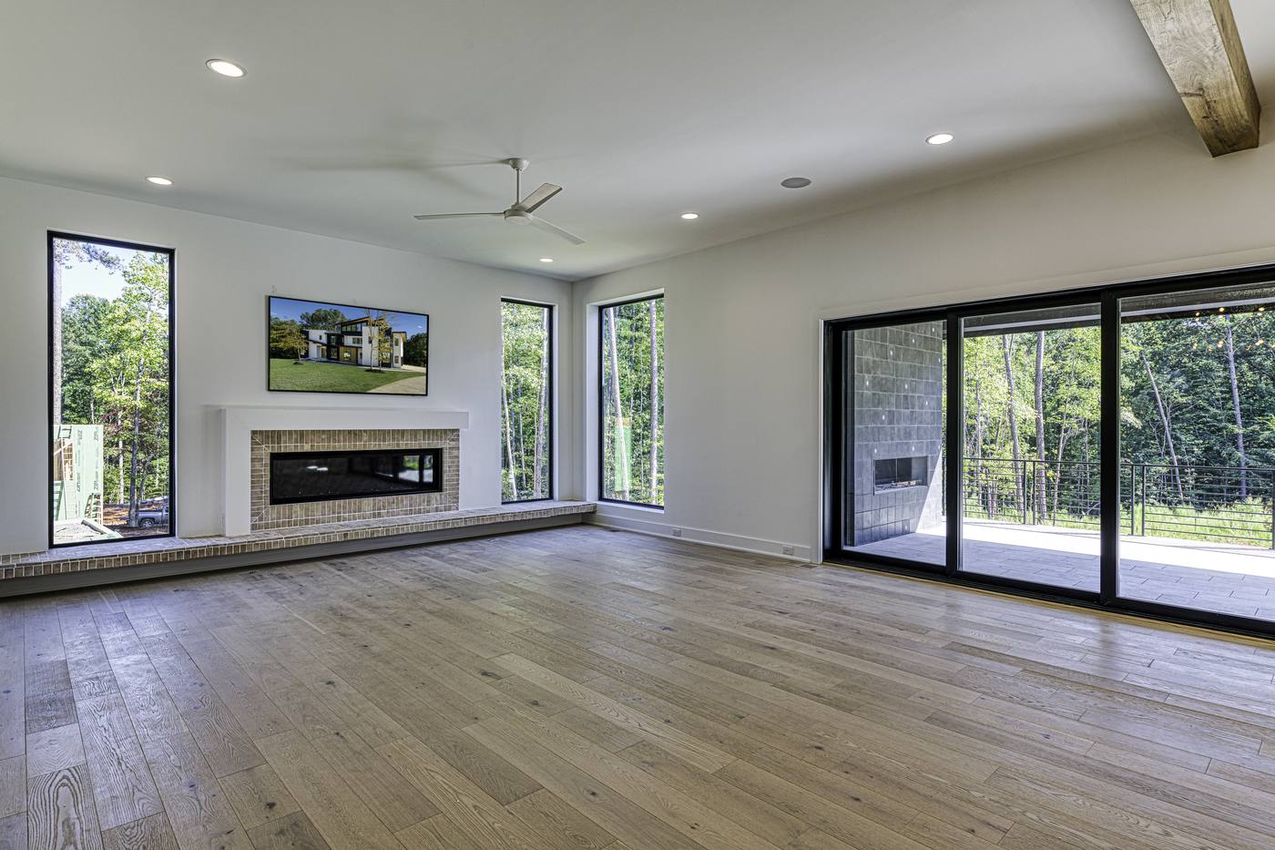 Lot 9 Bella Terra Living Room photograph by Shail Construction in Raleigh NC