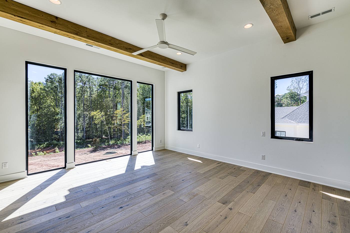 Lot 9 Bella Terra Master Bedroom photograph by Shail Construction in Raleigh NC